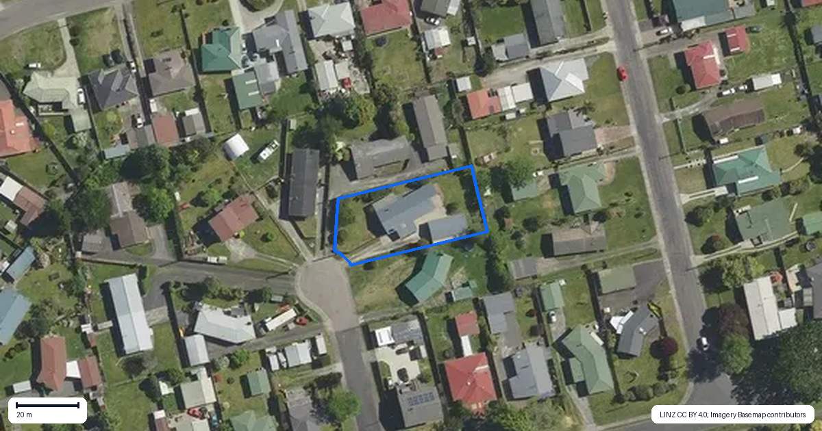 Property context map for 5 Gifford Place, Utuhina, Rotorua