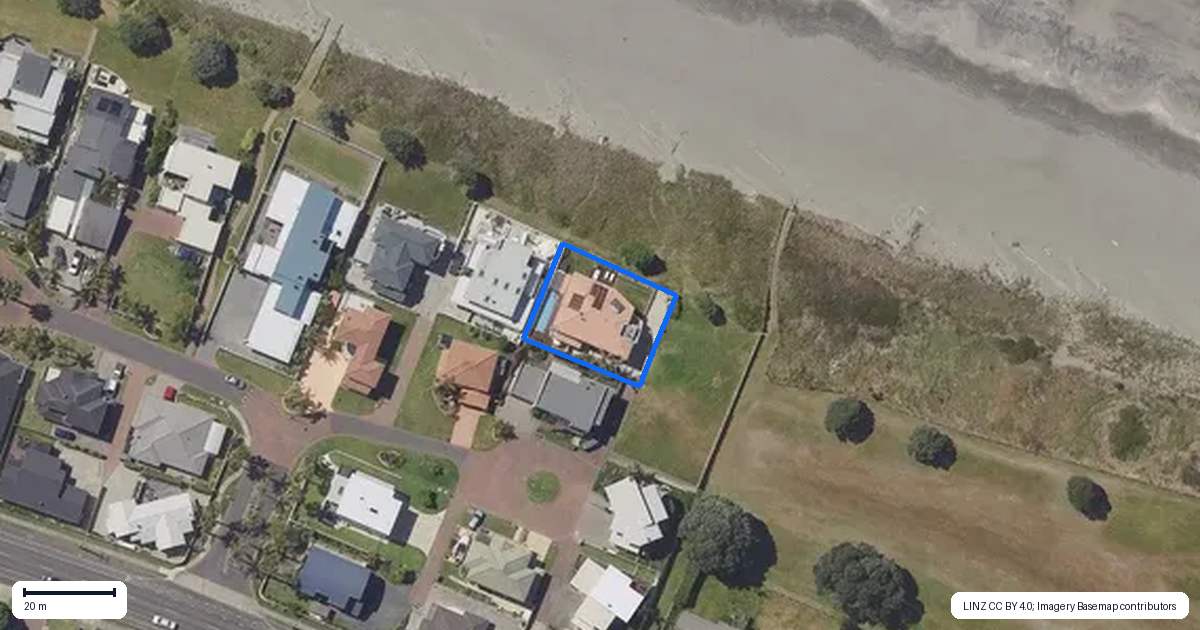 Property context map for 27 Waterford Avenue, Ohope