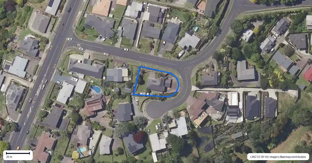 Property context map for 8 Glenn Terrace, Otumoetai, Tauranga