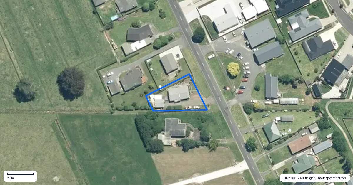 Property context map for 59 Pipiroa Road, Ngatea