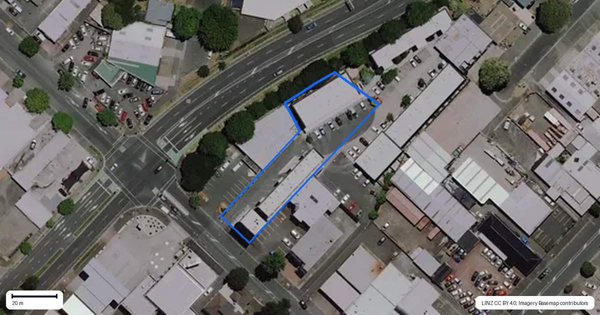 Property context map for 105/1 Village Quarter Lane, Frankton, Hamilton