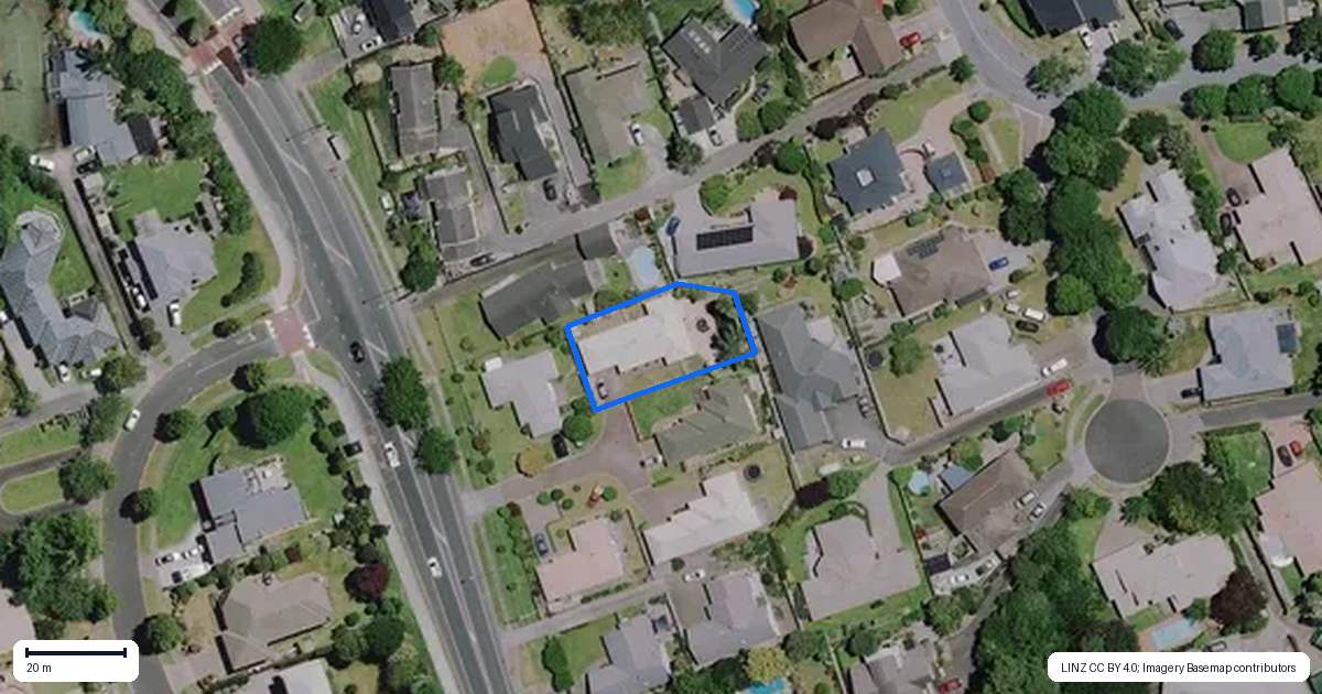 Property context map for 1120 River Road, Flagstaff, Hamilton