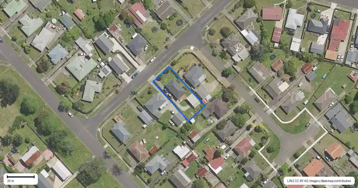Property context map for 5 Hobson Street, Kawerau