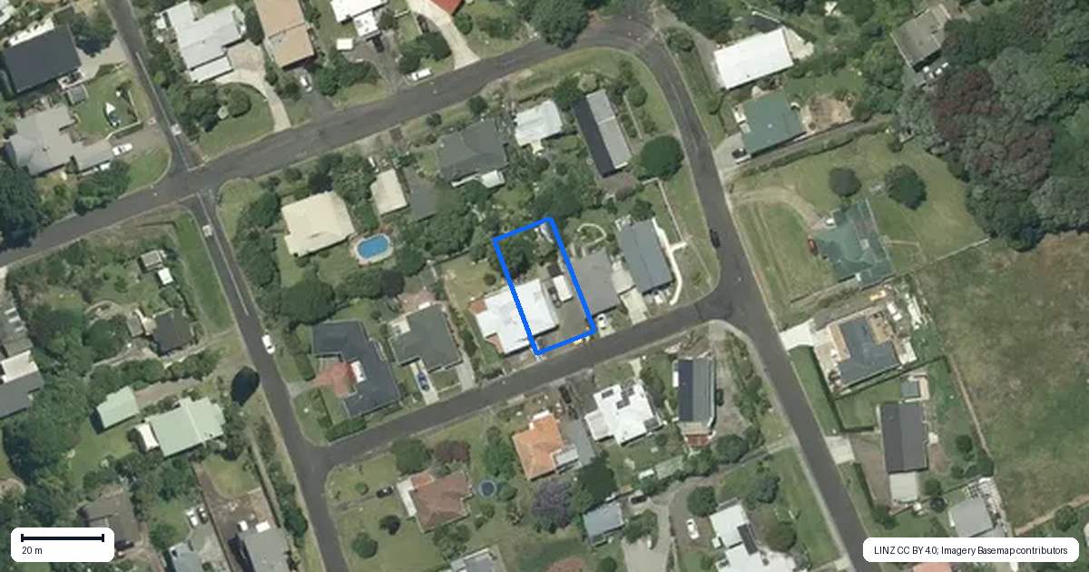 Property context map for 103 Graham Street, Thames