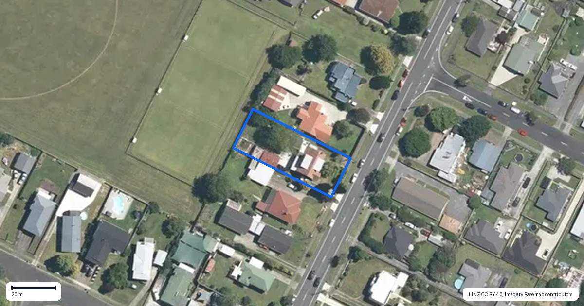 Property context map for 53 Smith Street, Matamata