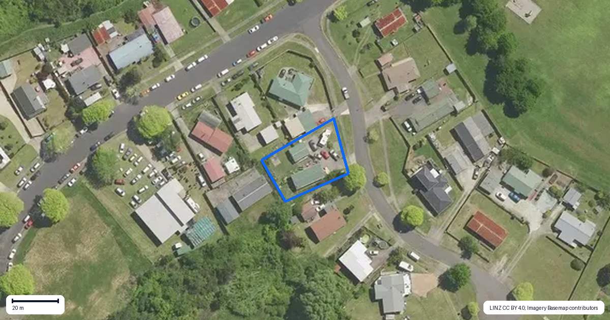 Property context map for 2 Julian Road, Kawerau