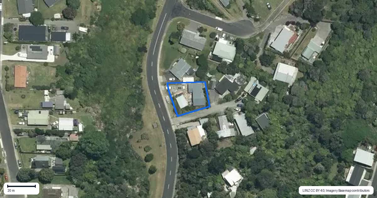 Property context map for 8 Gallagher Drive, Tairua