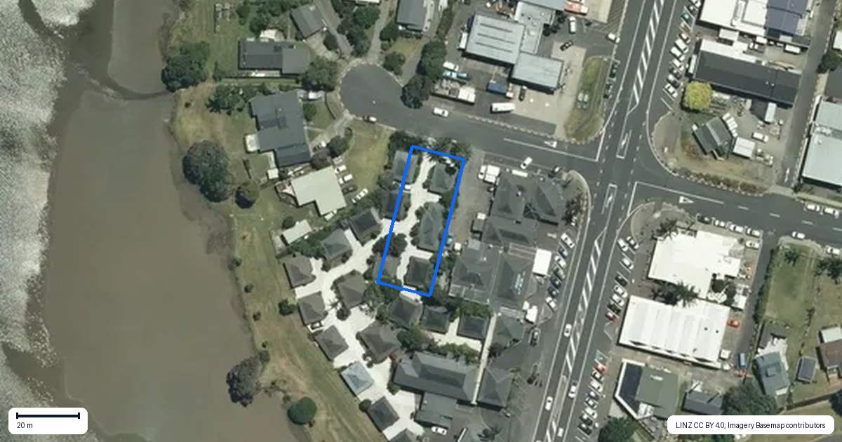 Property context map for 19/223 Main Road, Tairua