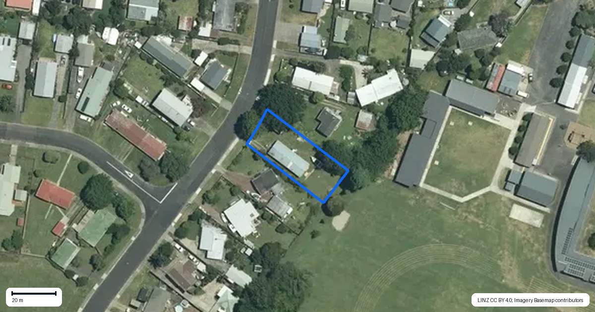 Property context map for 5 Arthur Street, Whitianga