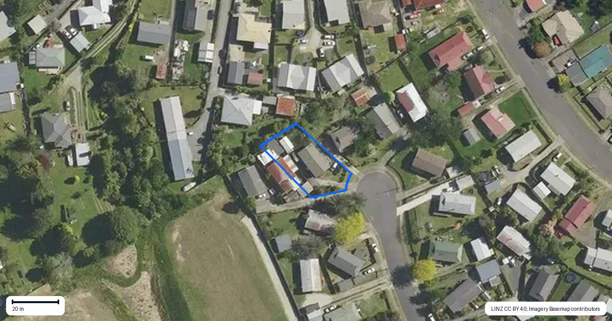 Property context map for 20A Crystal Place, Pukehangi, Rotorua