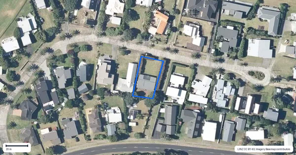 Property context map for 114 Mercury View, Matarangi, Whitianga