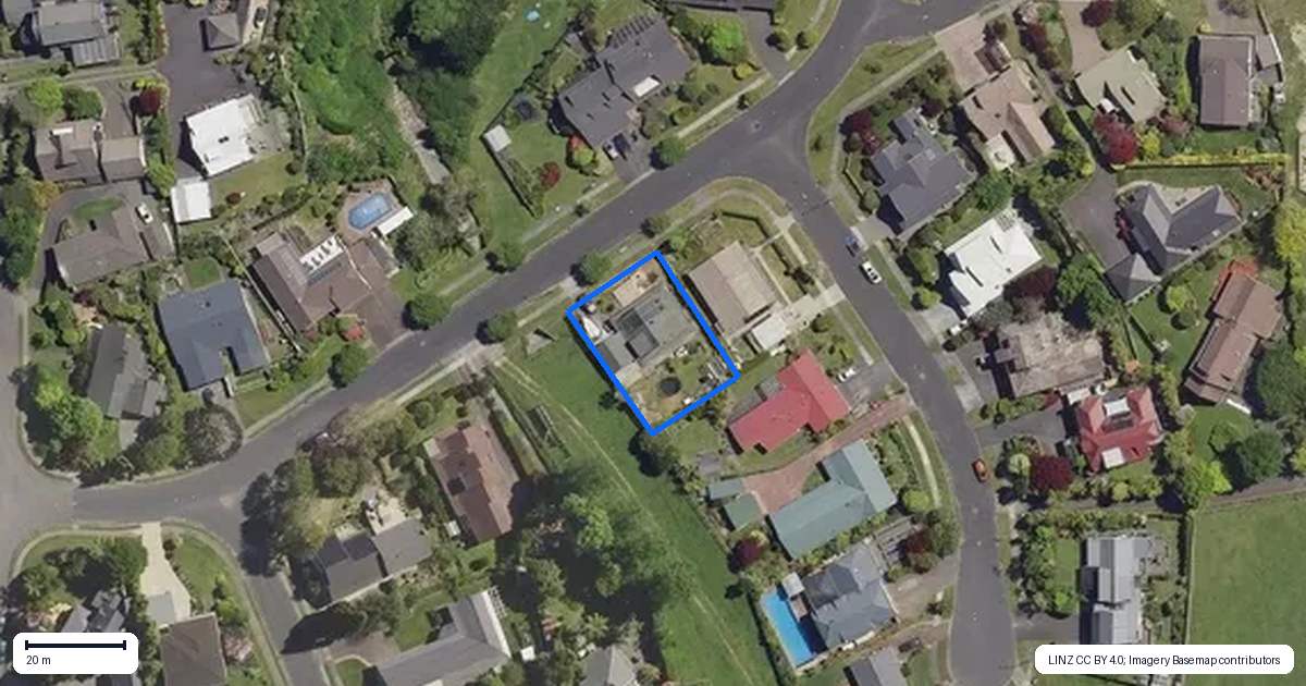 Property context map for 17 Walford Drive, Lynmore, Rotorua