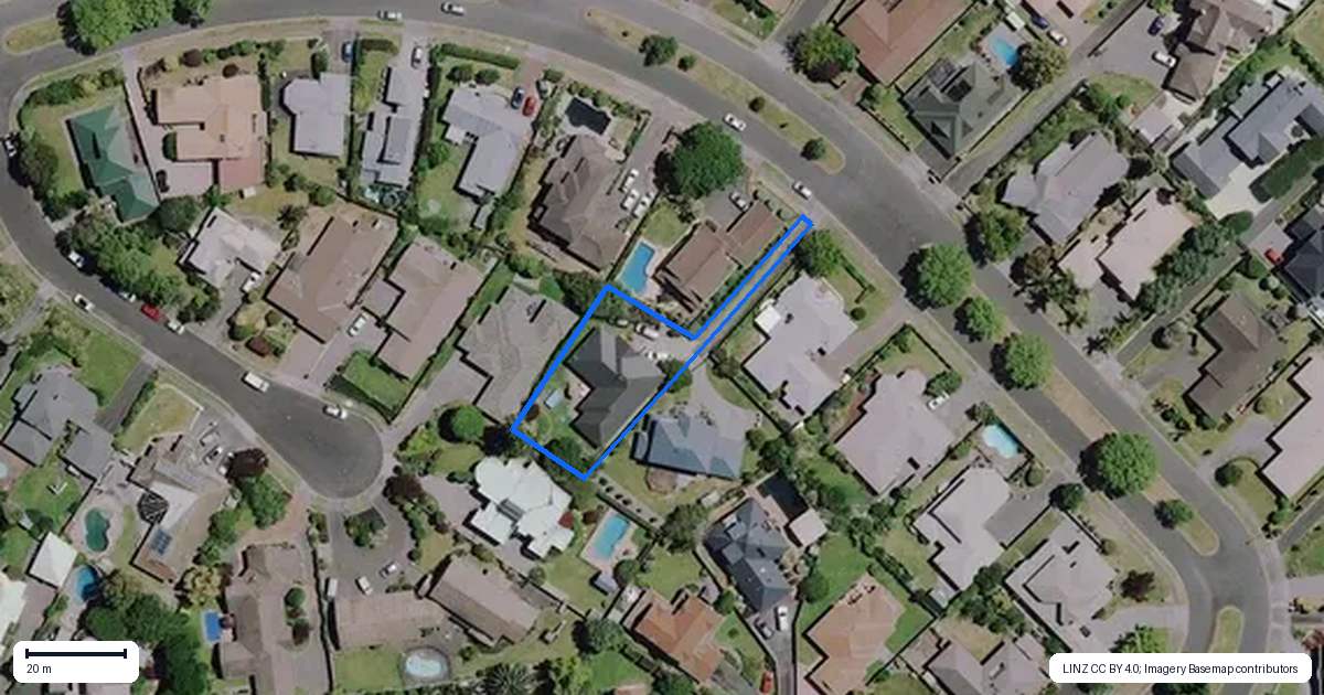 Property context map for 38 Harrowfield Drive, Harrowfield, Hamilton