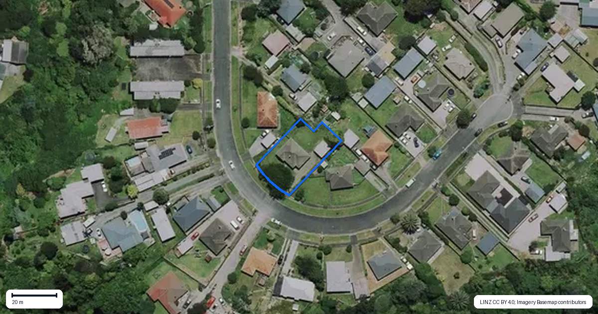 Property context map for 23 Pollen Crescent, Melville, Hamilton