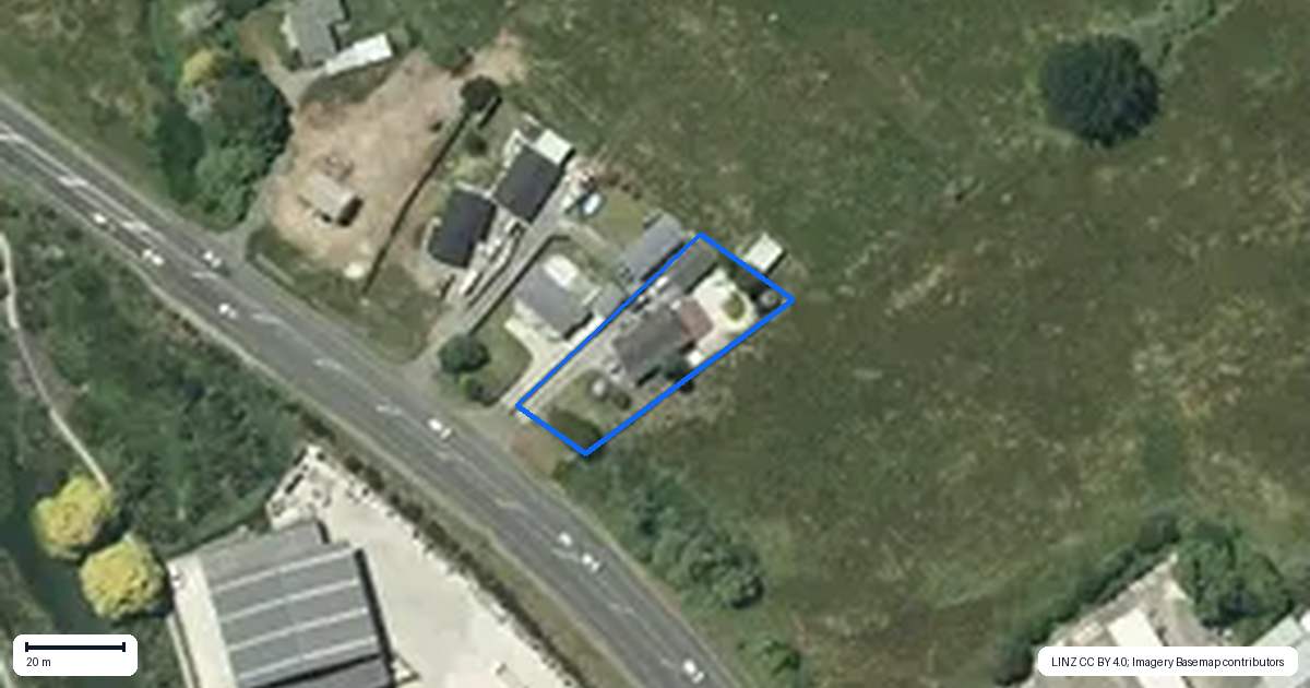 Property context map for 6265 Great South Road, Horotiu, Hamilton
