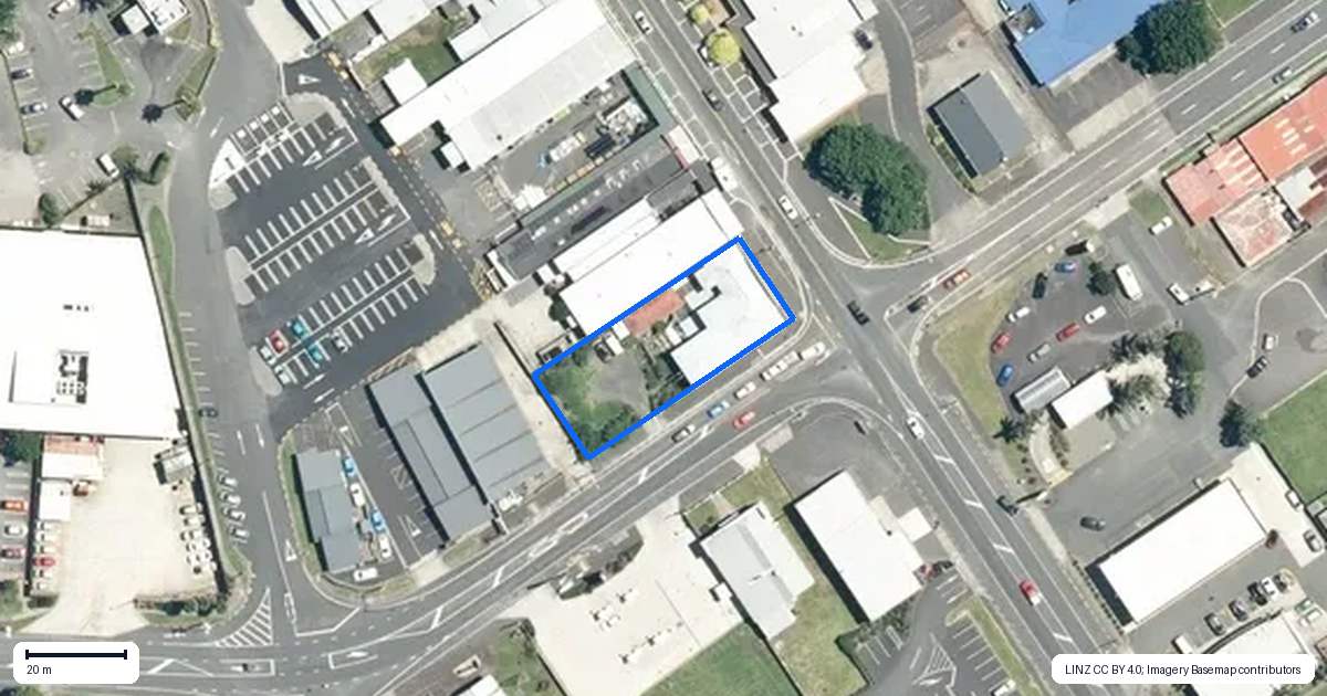 Property context map for 44 Rosemont Road, Waihi