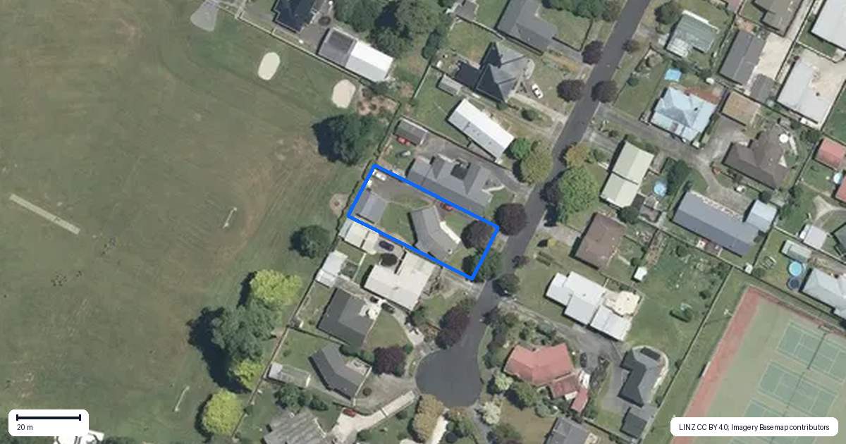 Property context map for 9 Sylvan Place, Matamata