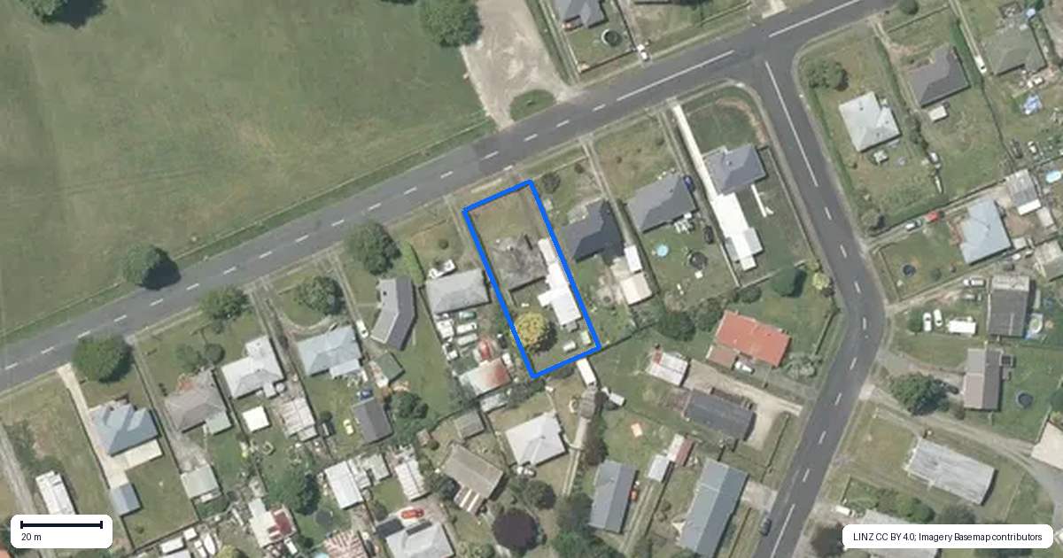Property context map for 21 Edward Street, Tokoroa