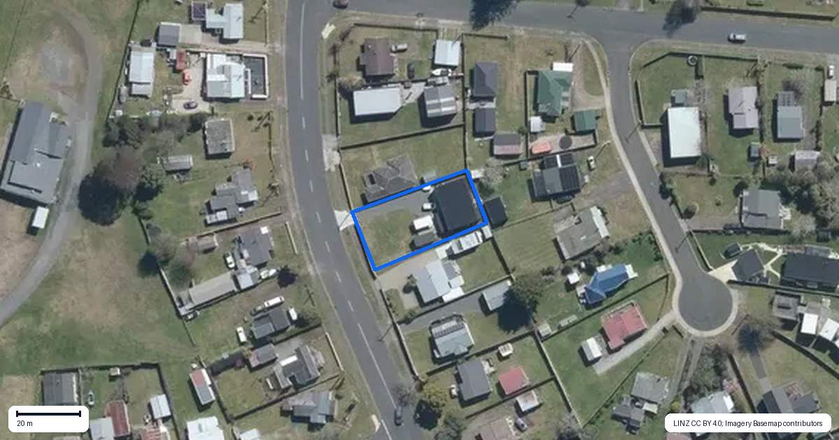 Property context map for 24 Rangatira Drive, Mangakino