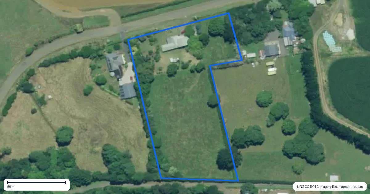 Property context map for 58 Punga Punga Road, Pukekawa