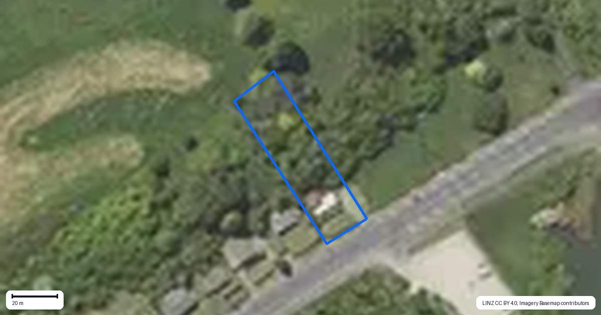 Property context map for 529 State Highway 33, Okere Falls, Rotorua