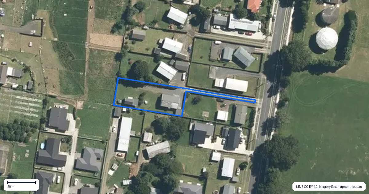 Property context map for 48A Rolleston Street, Kihikihi, Te Awamutu