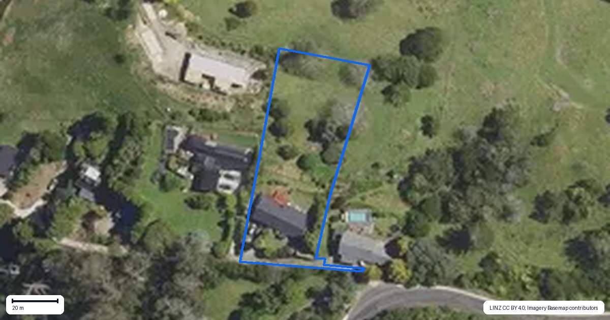 Property context map for 186B Minden Road, Minden