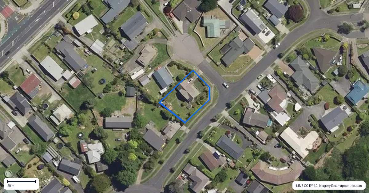Property context map for 2 Judith Place, Owhata, Rotorua