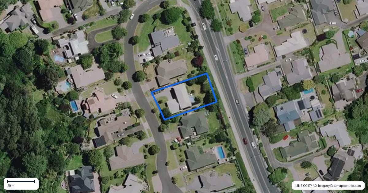 Property context map for 5 Fernwater Place, Flagstaff, Hamilton