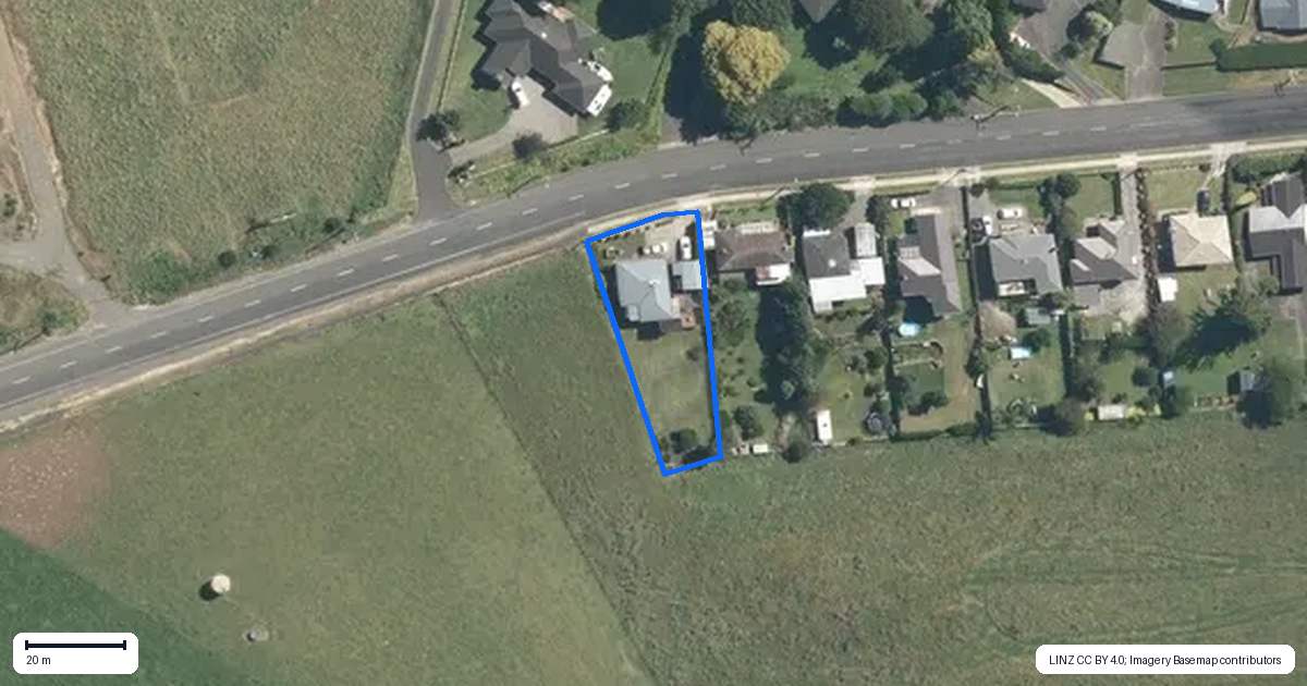 Property context map for 1925 Rewi Street, Te Awamutu