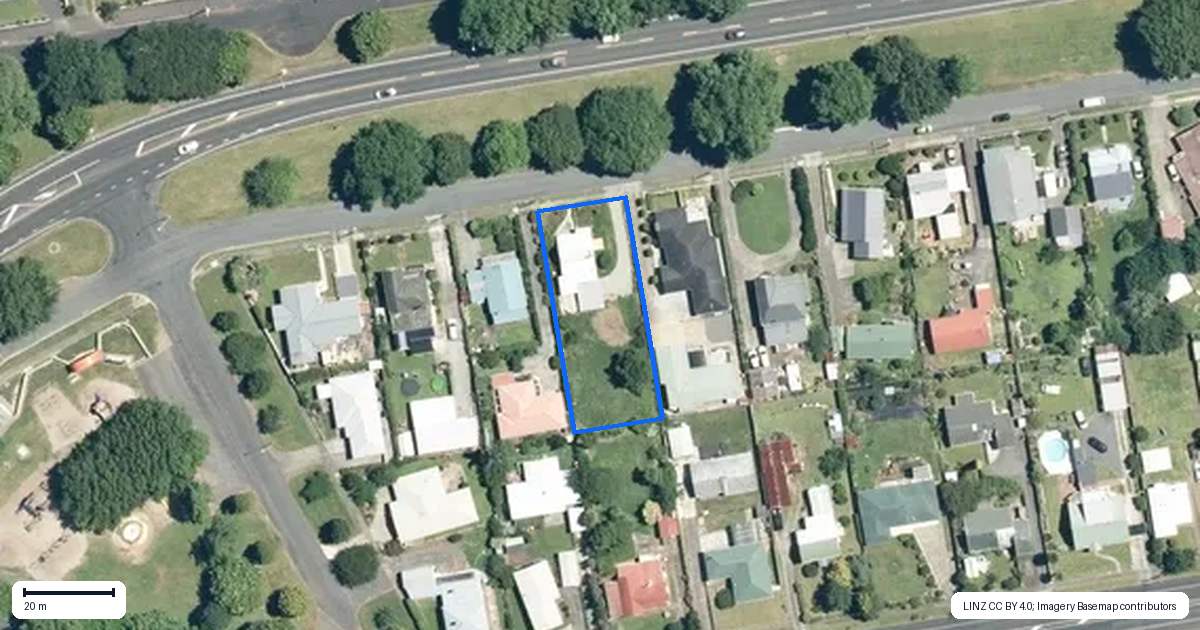 Property context map for 31 Parry Palm Avenue, Waihi