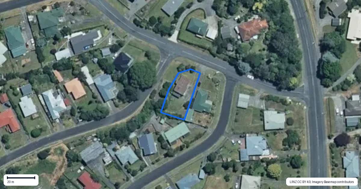 Property context map for 6 Tarrangower Avenue, Taumarunui
