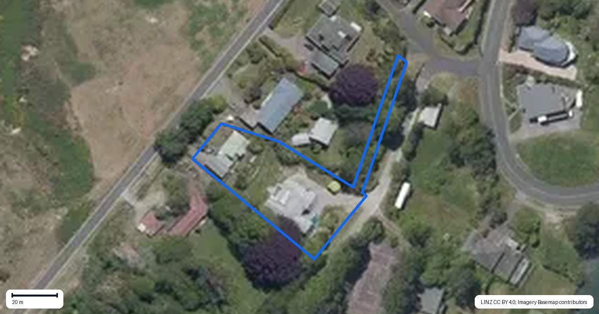 Property context map for 1/6 Short Street, Nukuhau, Taupo