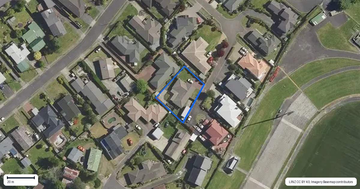 Property context map for 35 Carter Drive, Pomare, Rotorua