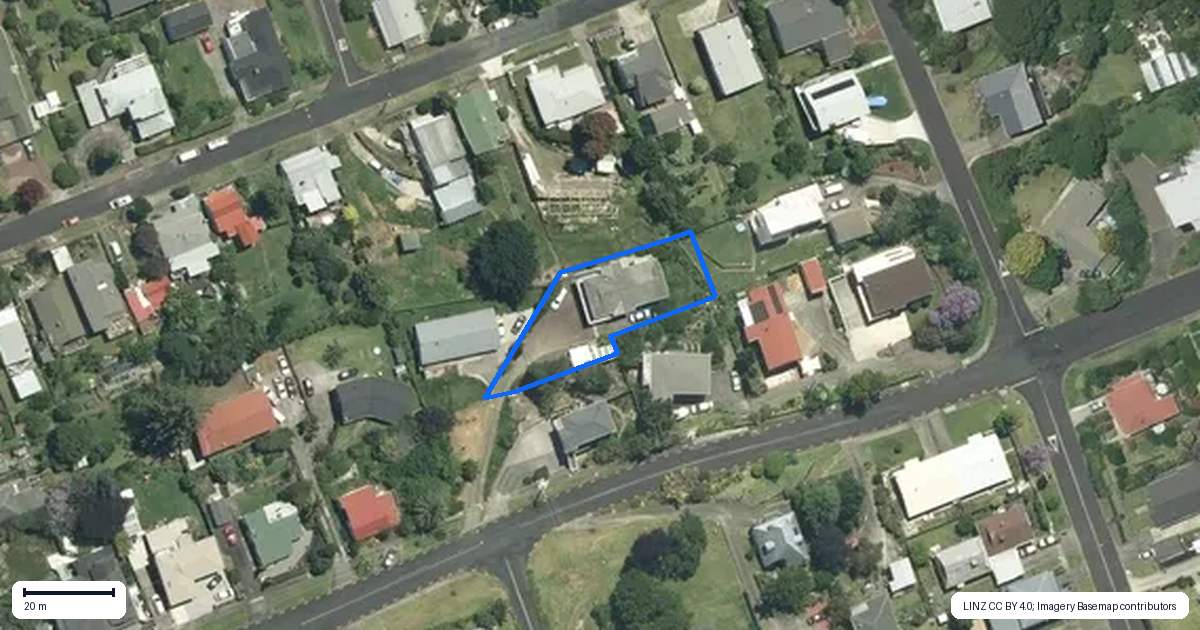 Property context map for 615 Richmond Street, Thames