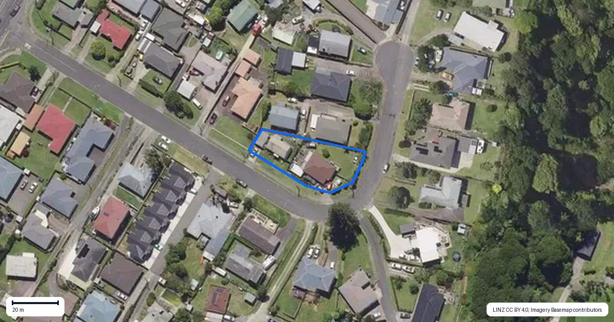Property context map for 17A Waimapu Street, Greerton, Tauranga