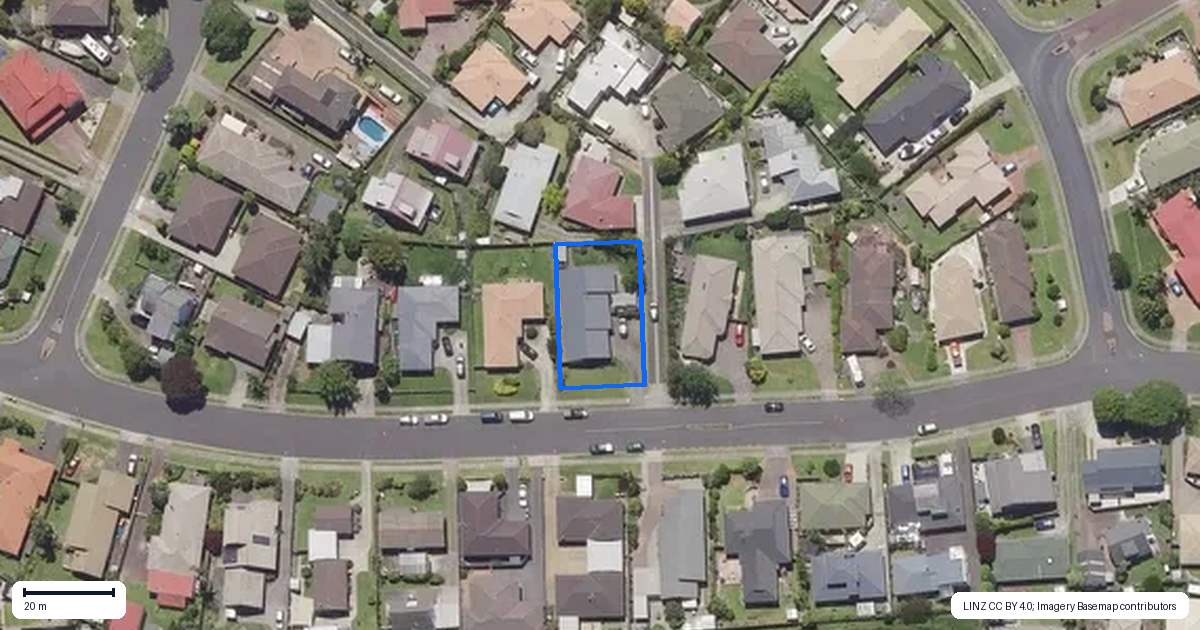 Property context map for 17 Bayfair Drive, Mount Maunganui