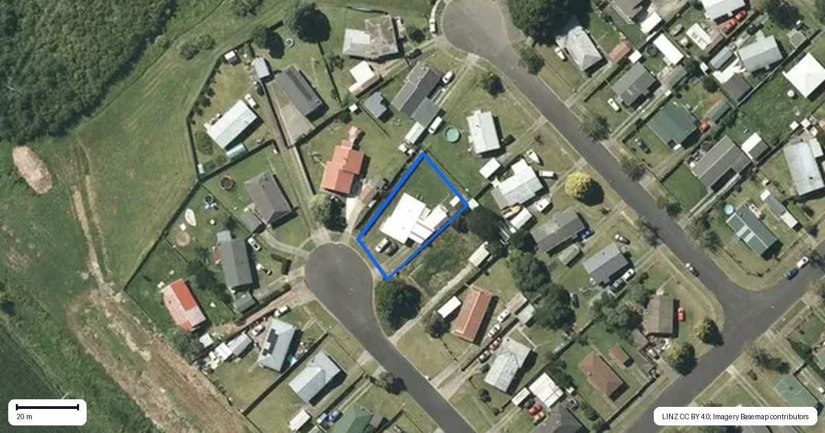 Property context map for 12 Leather Street, Huntly