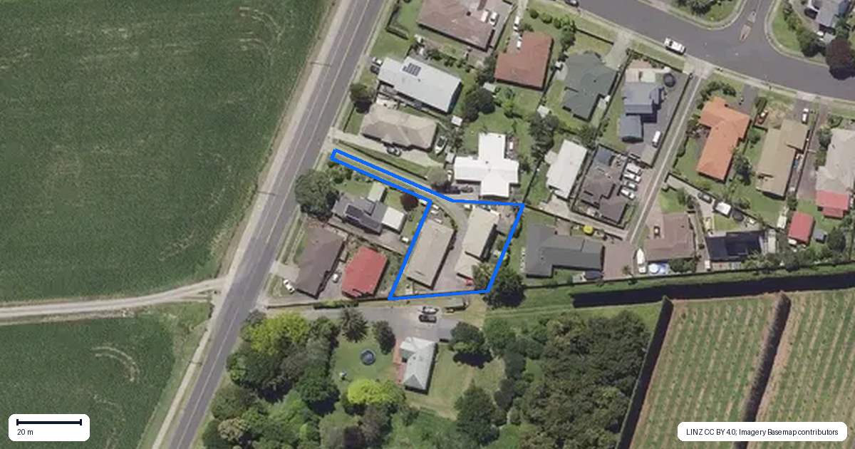 Property context map for 117 Matapihi Road, Mount Maunganui