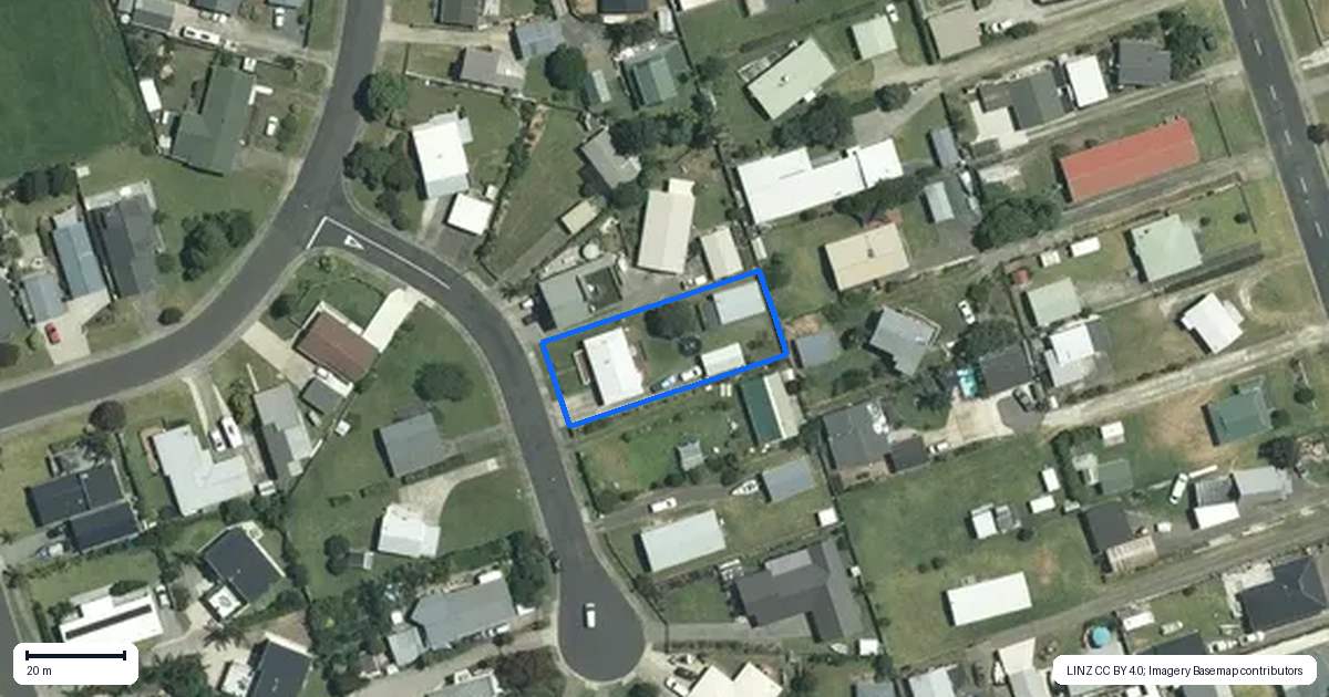 Property context map for 3 Poplar Street, Whitianga