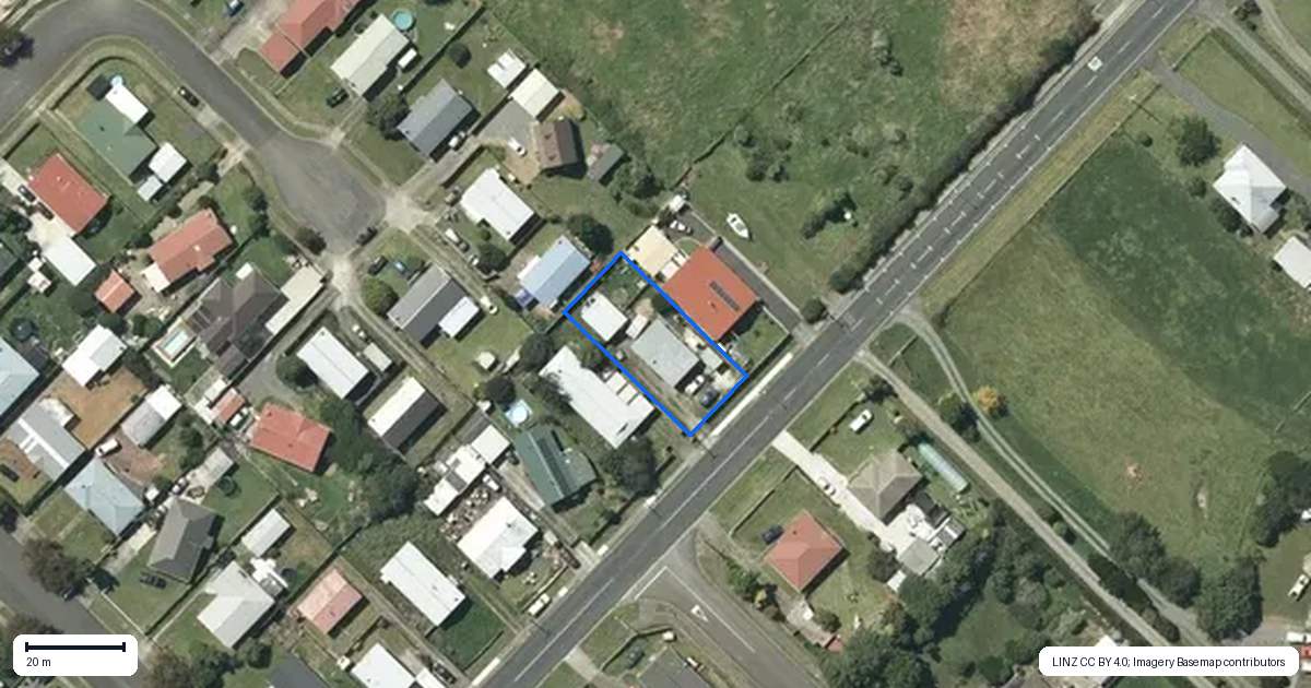 Property context map for 35 Duke Street, Ngaruawahia