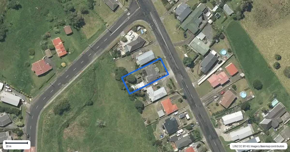Property context map for 167 Russell Road, Huntly