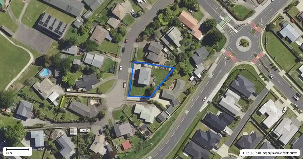 Property context map for 8 Walnut Place, Owhata, Rotorua