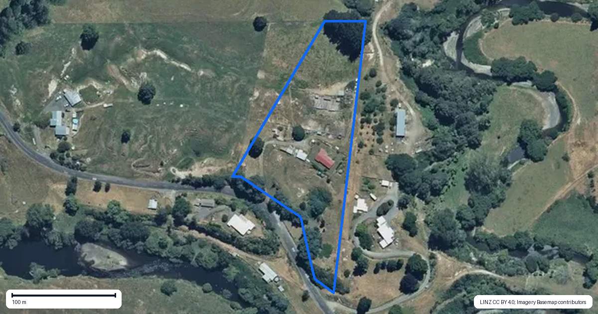 Property context map for 26 Ongarue Back Road, Taumarunui