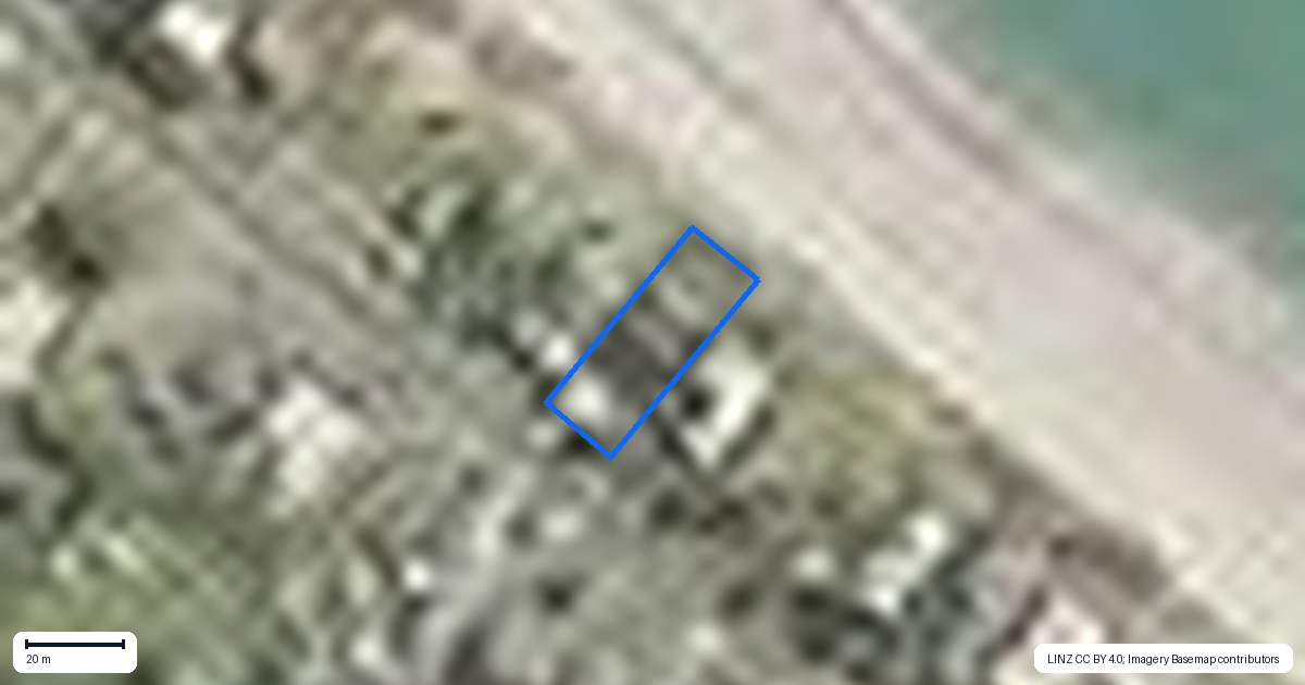 Property context map for 485 Pukehina Parade, Pukehina