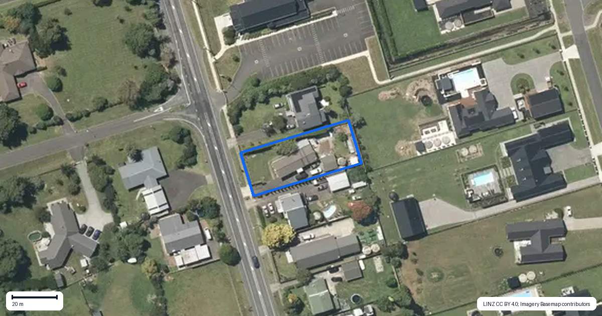 Property context map for 577 Horotiu Road, Te Kowhai, Hamilton