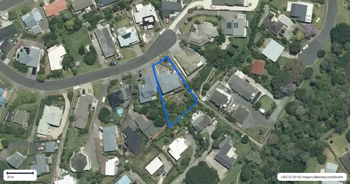 Property context map for 133 Bruce Wallace Place, Whangamata