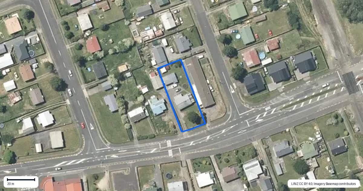 Property context map for 110 Bridge Street, Tokoroa