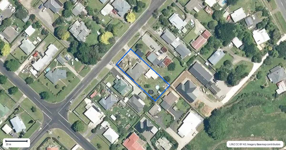 Property context map for 81 Consols Street, Waihi