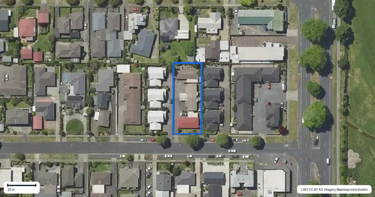 Property context map for 5C Grey Street, Glenholme, Rotorua